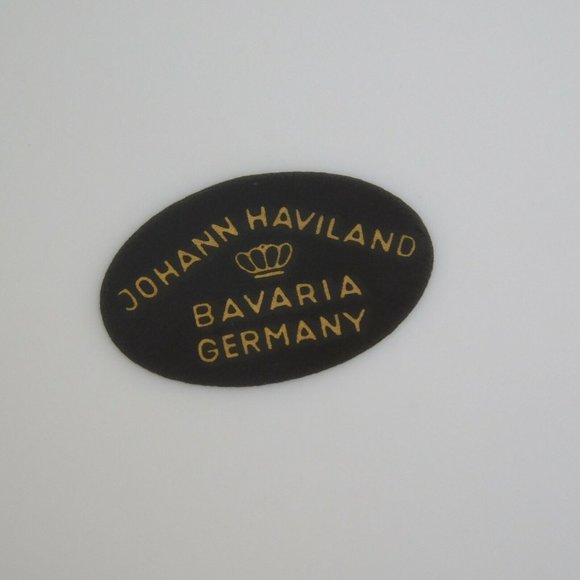 Johann Haviland Sweetheart Rose Bavaria Germany Set of 4 Bread & Butter Plates - Picture 12 of 12